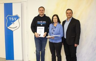 Ehrungen Silberne Ehrennadel für 25 Jahre TSV Mitgliedschaft im Jahr 2023