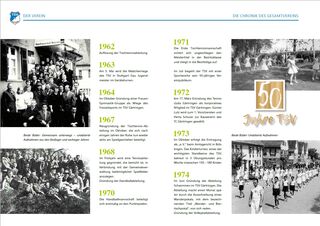 TSV 100 Jahre Chronik - Beispielseite