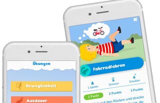 Abbildung Kinderturn-App des STB