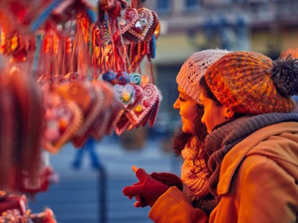 Enjoying Christmas Market