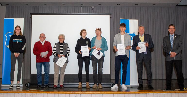 TSV Ehrung langjähriger Mitglieder 2020