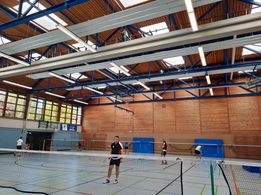 Foto vom TSV Badminton Trainingswochenende 2022 in der THH